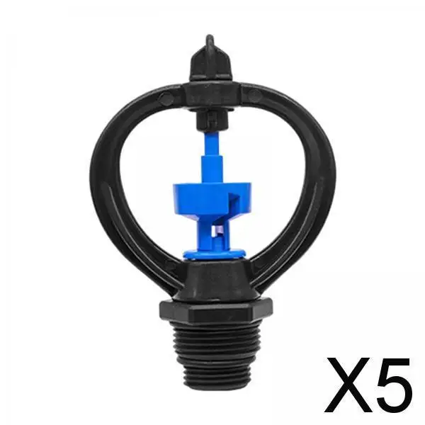 

5x360 Degrees Lawn Irrigation Watering Sprinkler for Lawn Greenhouse Gardening