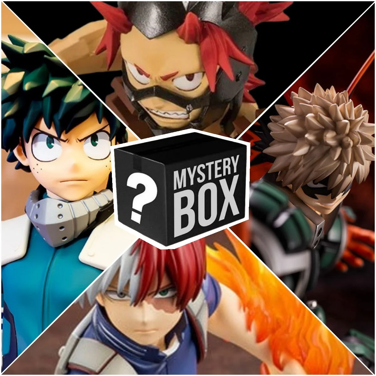 10-30Cm Mijn Held Academia Anime Actie Figuur Shoto Bakugou Deku Allemaal Misschien Blind Box Lucky Box Groot Figuur Anime Fans Cadeau