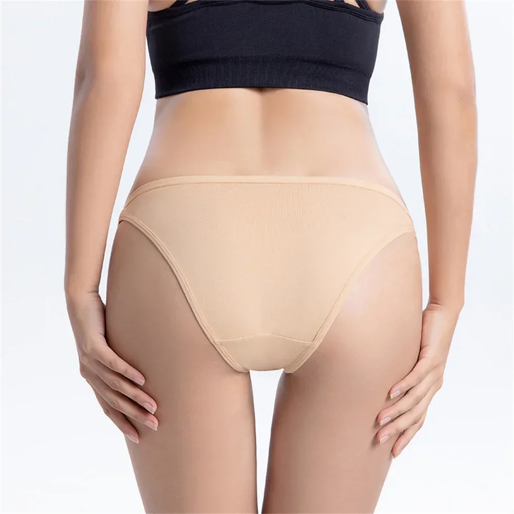 6 stücke frauen Baumwolle Einfarbig Höschen Unterwäsche Sexy Atmungsaktive Weiche Unterhose Intime Dessous Niedrige Taille Bequeme Slip