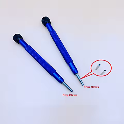 Professional Screwdriver 4/5 Spokes Precise Watch Repairing Screwdriver Watch Handle Watch Repair Tool Fit for Richard Miller