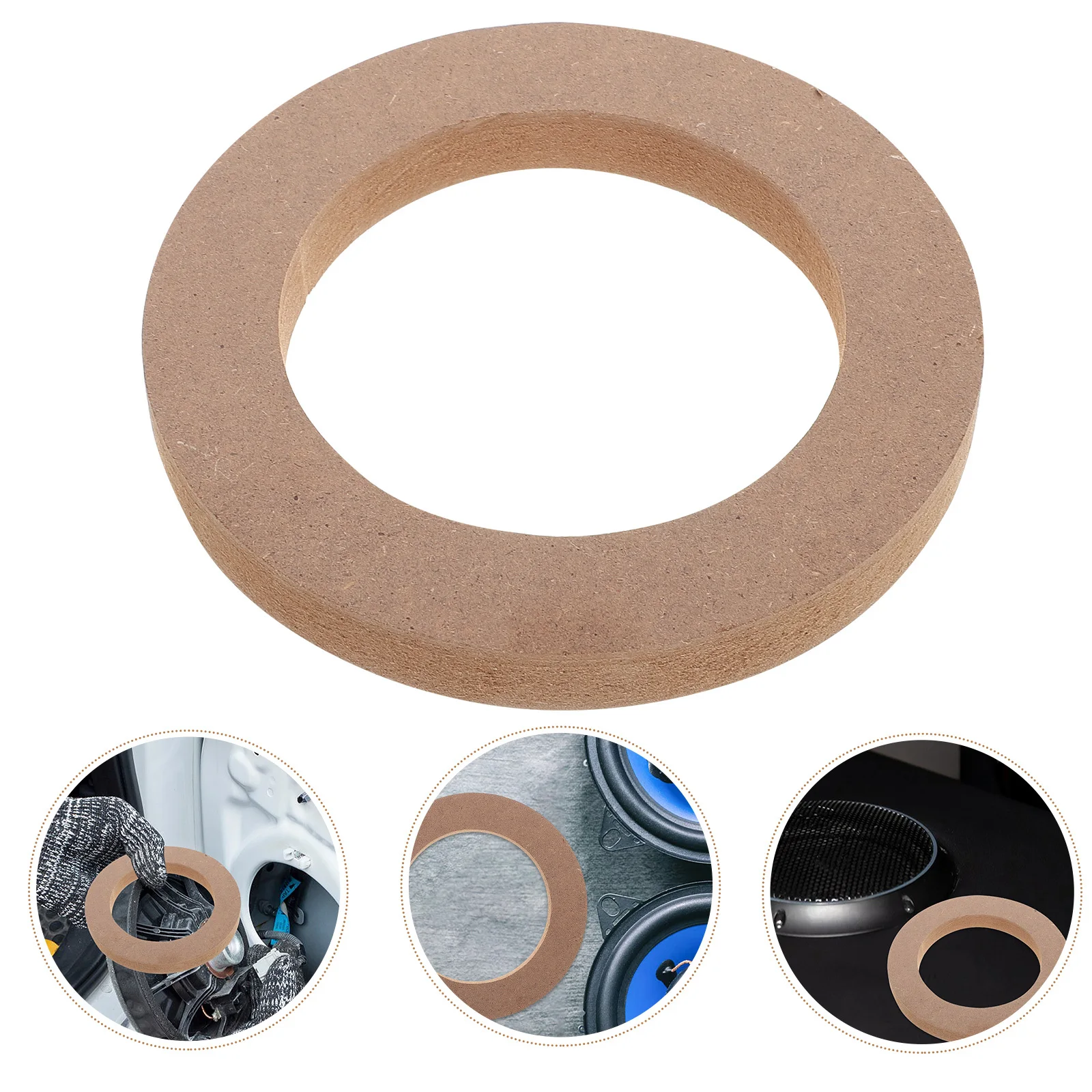 

Universal Car Speaker Adapter Spacer Rings Automotive Gasket Enhance Sound Quality Extended Lifespan Easy Installation
