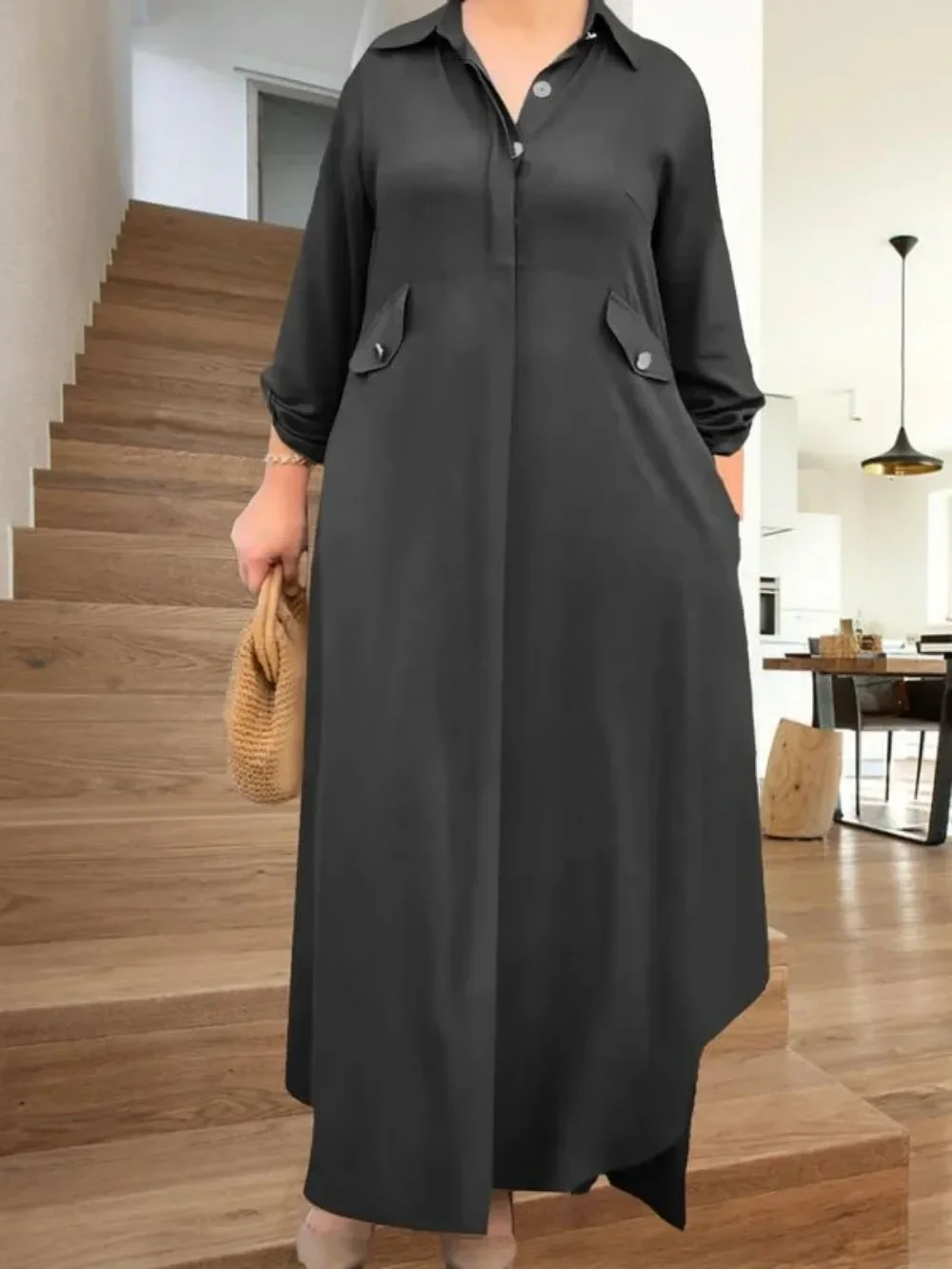 Eid Muslim Dress with Pant Set 2 Piece for Women Ramadan Jalabiya Solid Shirt Dresses Robe Morocco Dubai Abayas Vestidos Largos 5