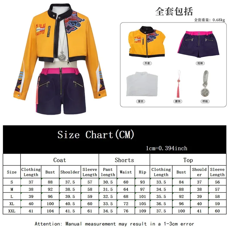 

CyKpop охотники на демонов костюмы для косплея парик аниме фильм охотница Руми Зои Мира полный комплект Хэллоуин вечерние форма подарок на день рождения