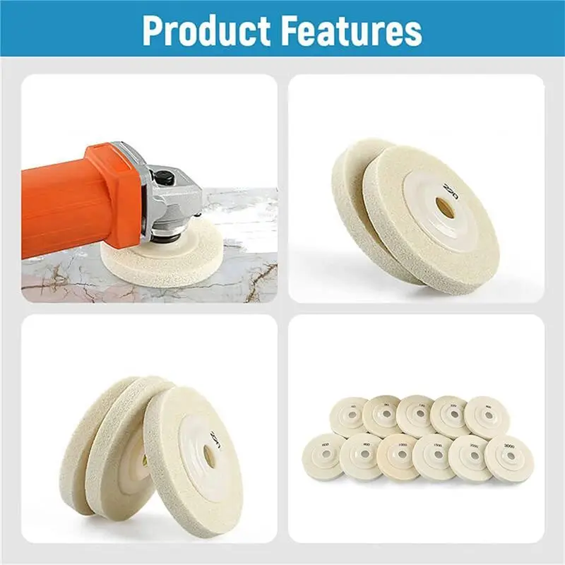 【Polishing】 Sponge Fiber Polishing Sheet for Stone Renovation Sponge Fiber Polishing Pads Polishing Pads for Marble Stone