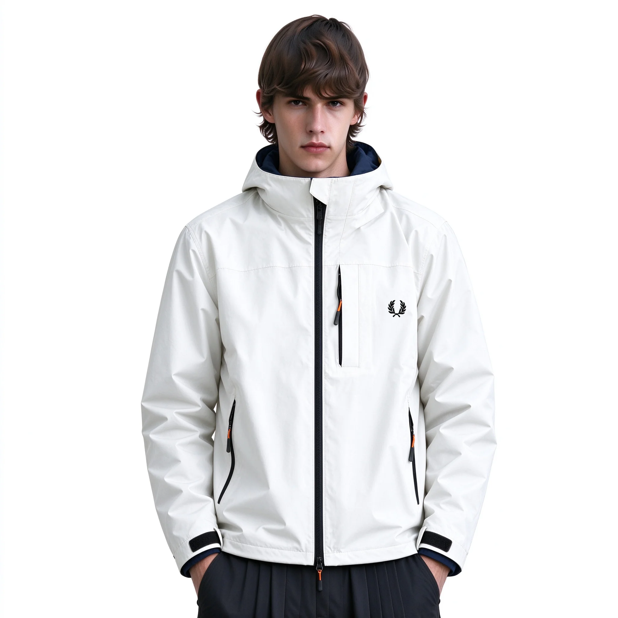 Fred Perry Stormtrooper Jacket Business Casual Stormtrooper Jacket FP Embroidered Pure Cotton Jacket Light Luxury Street Fashion