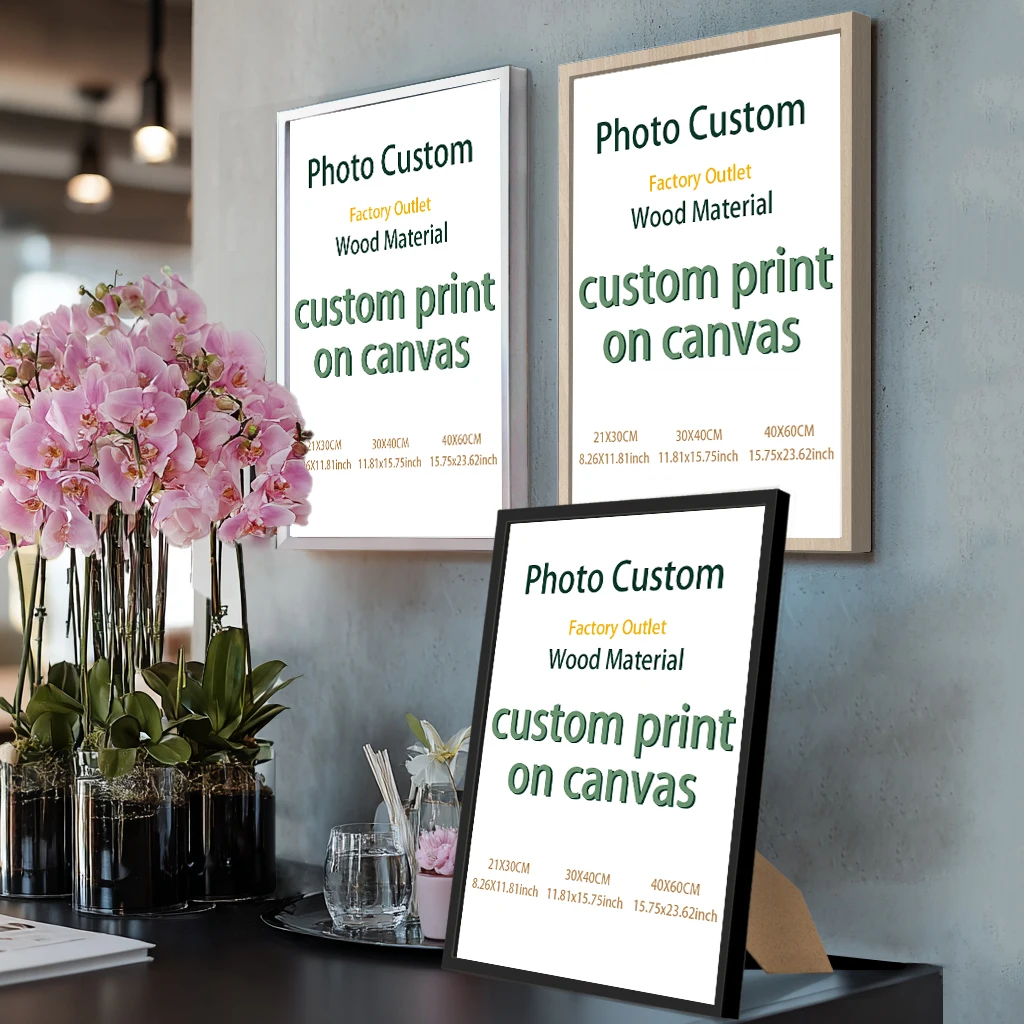 ภาพวาดผ้าใบที่กําหนดเองพร้อมกรอบรูป การพิมพ์ความละเอียดสูง อิสระหรือติดผนัง ตกแต่งศิลปะห้องนั่งเล่น