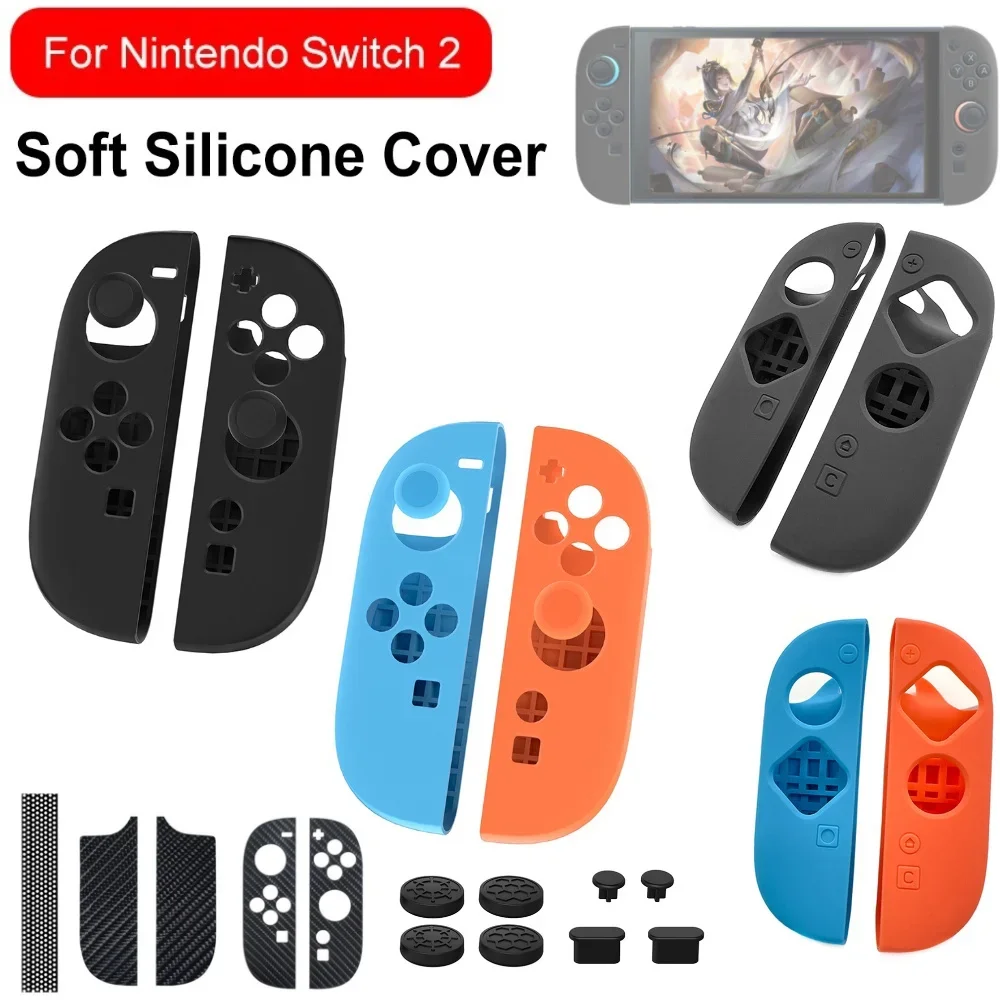 

For Switch 2 Joy-con Case Soft Silicone Cover Rubber Case Protective Skin Protection Shell for Nintendo Switch 2 Game Console