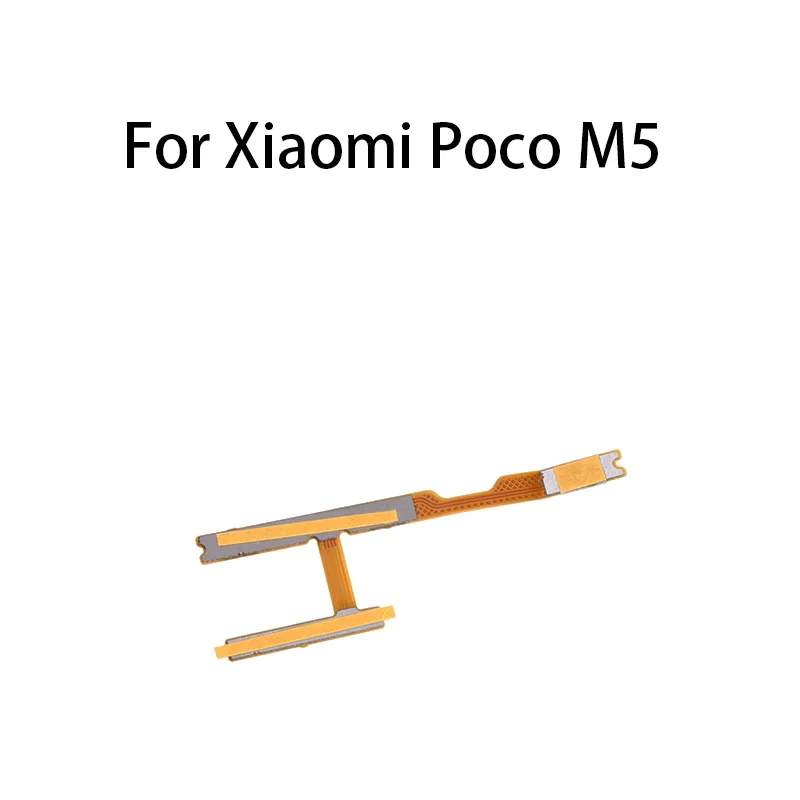 Power ON OFF Mute Switch Control Key Volume Button Flex Cable For Xiaomi Poco M5