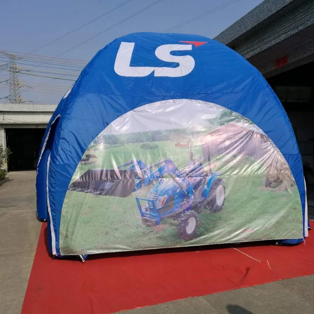 wholesale High quality giant inflatable event tent with printings inflatables dome tent spider party tents trade show kiosk for