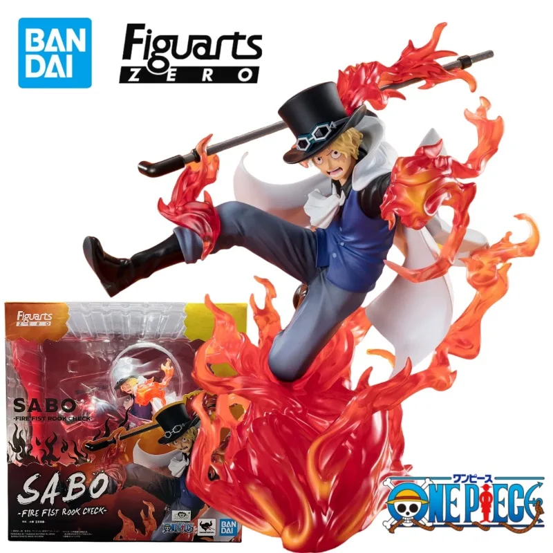 

In Stock BANDAI Original Figuarts Zero FZ Sabo Fire Fist Rook Check Anime Figure Birthday Present Toy Gift Collectible Model