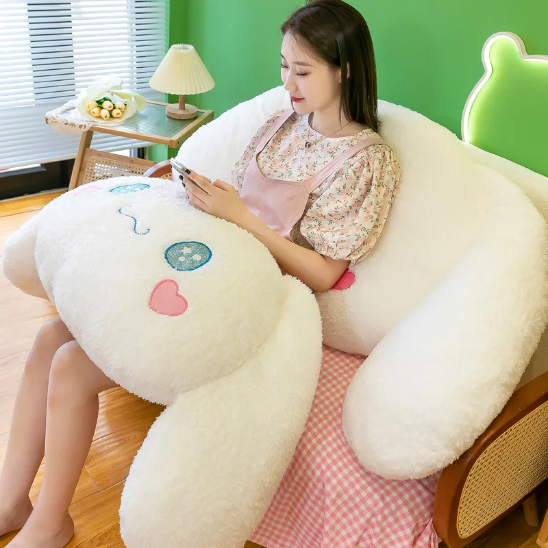 Grote Maat Sofa Kussen Sanrio Cinnamoroll Cartoon Pluche Pop Bed Kussen Hond Pluche Wit Speelgoed Verjaardagscadeau Voor Meisjes
