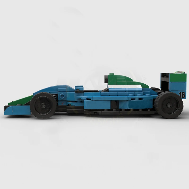 New Technical MOC-121033 Super CG901 Team Stake SuperRace Car Model Buiding Kit Creators Block Bricks Kid Toys Birthday Gifts