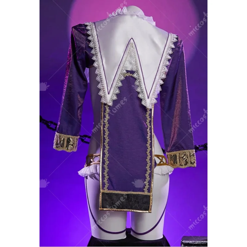 

25COSMICCOSTUMES Women Jeanne Cosplay Costume Cutout Dress and Hat with Gloves Necklace