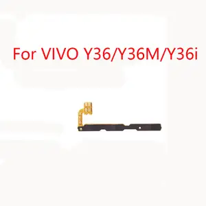 Bilashmart 1 piece/lot VIVO Y35 Y35+ Y36/Y36M/Y36i Y35M + 5G Power On Off Button Volume Switch Key Control Flex Cable Replacement