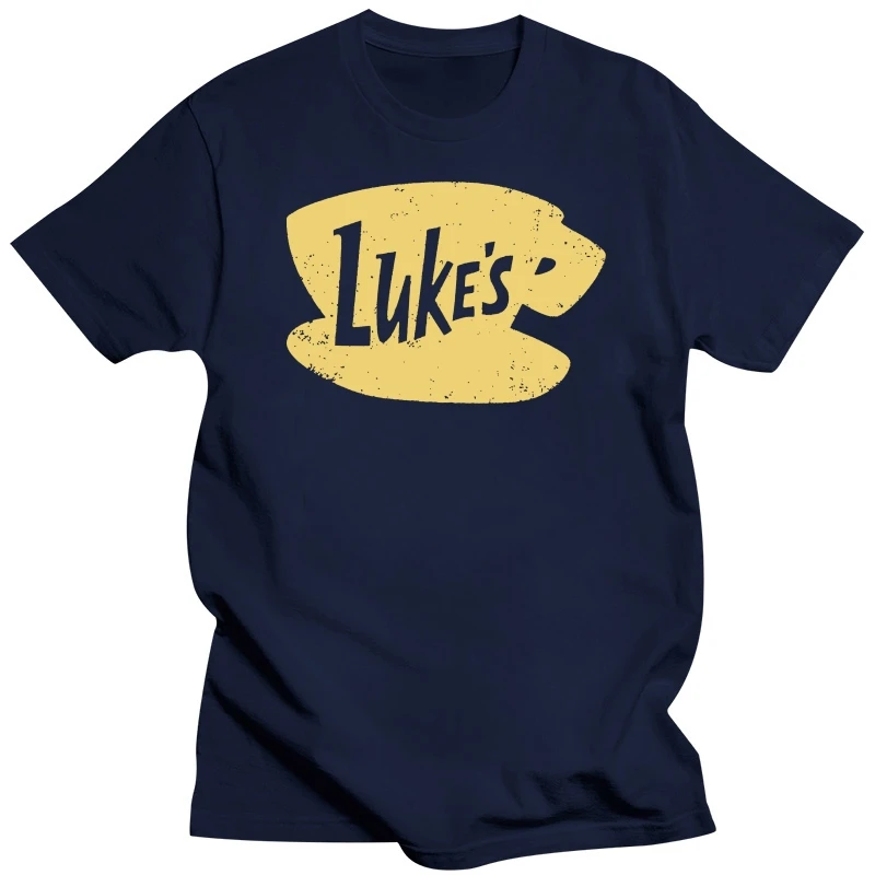 LUKES T-SHIRT Gilmore Luke Danes Girls Diner Restaurant Cafe Symbol Sign Logo