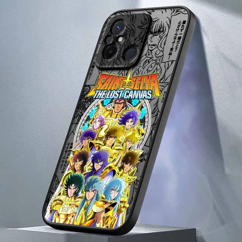 Funda de Teléfono Suave Translúcida Esmerilada con Diseño de Anime Saint Seiya para Xiaomi Redmi Note 14 13 12S 12 11T 11S 10S 10 Pro Plus Max
