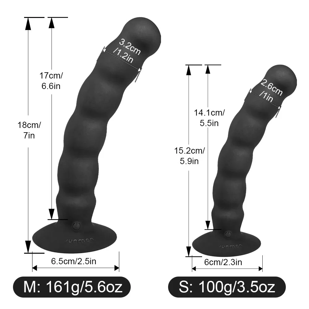 Prostate Massager Wireless Remote Vibrator Anal Beads Butt Plug G Spot Stimulator Penis Vibrating Dildo Sex Toys For Men Women