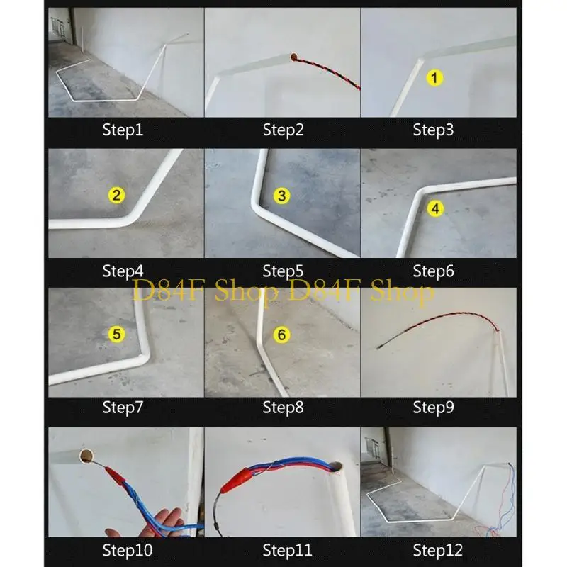 

D84F Red 5/10/15/20m Electrical Threader Cable Puller Wire Fish Tape Communication Wire Device Construction Hand Tools