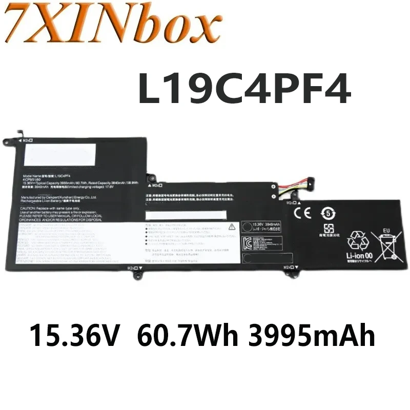 7XINbox L19C4PF4 L19M4PF4 L19D4PF4 15.36V  60.7Wh 3995mAh Laptop battery  for Lenovo YOGA 14s 14sARE S750-14