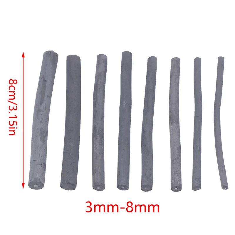 8Pcs/pack Profession Pencils Sketch Drawing Willow Charcoal Bar Artist Art Crayons Painting Drawing Supplies