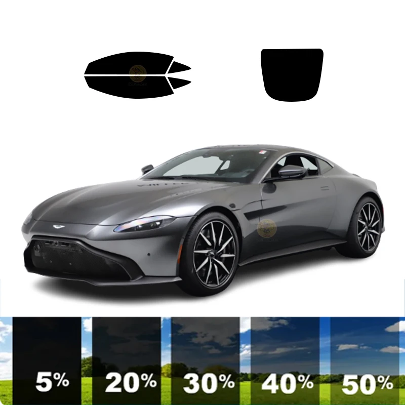 precut Removable Window Tint Film For Car 100% UVR Heat Insulation Carbon ﻿For ASTON MARTIN VANTAGE 2 DR COUPE 2019-2020