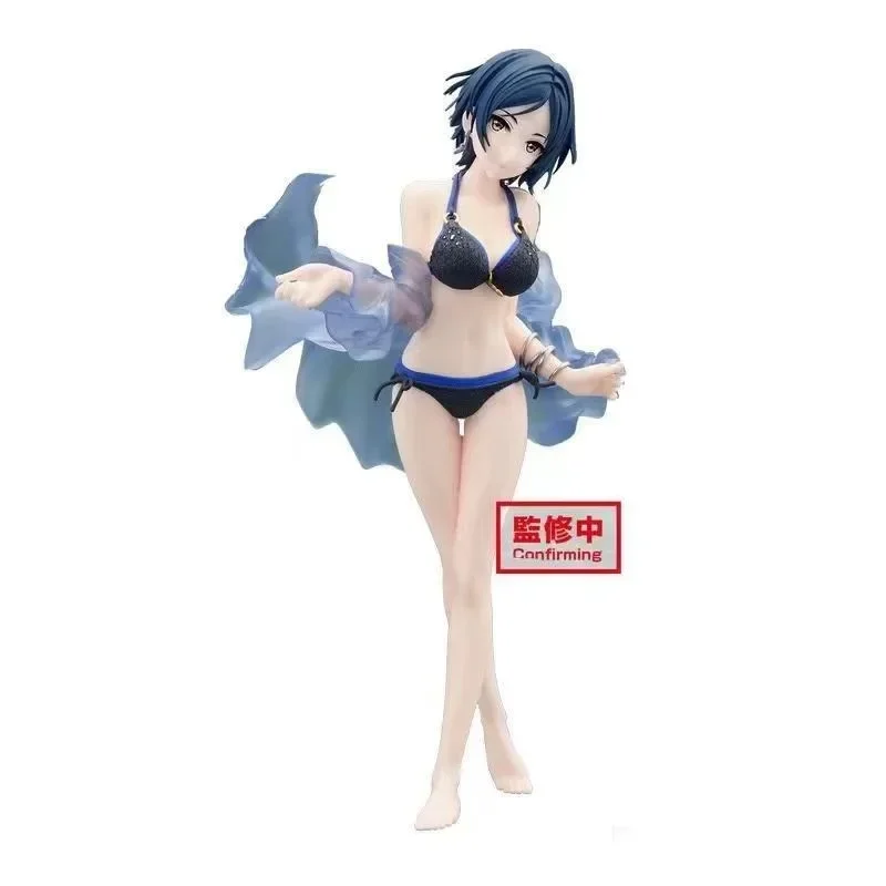 In Stock Genuine BANDAI Banpresto THE iDOLMASTER Cinderella Girls Hayami Kanade Swimsuit Anime Figure Model Toy Collection Gifts