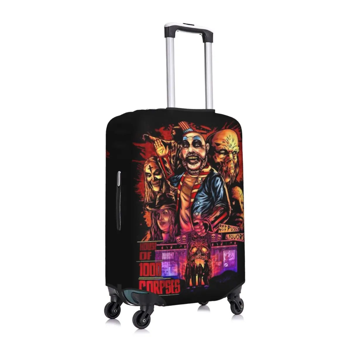 مخصص الكابتن سبولدينج فيلم الرعب غطاء أمتعة السفر بيت 1000 جثة غطاء حقيبة حامي صالح 18-32 بوصة #2