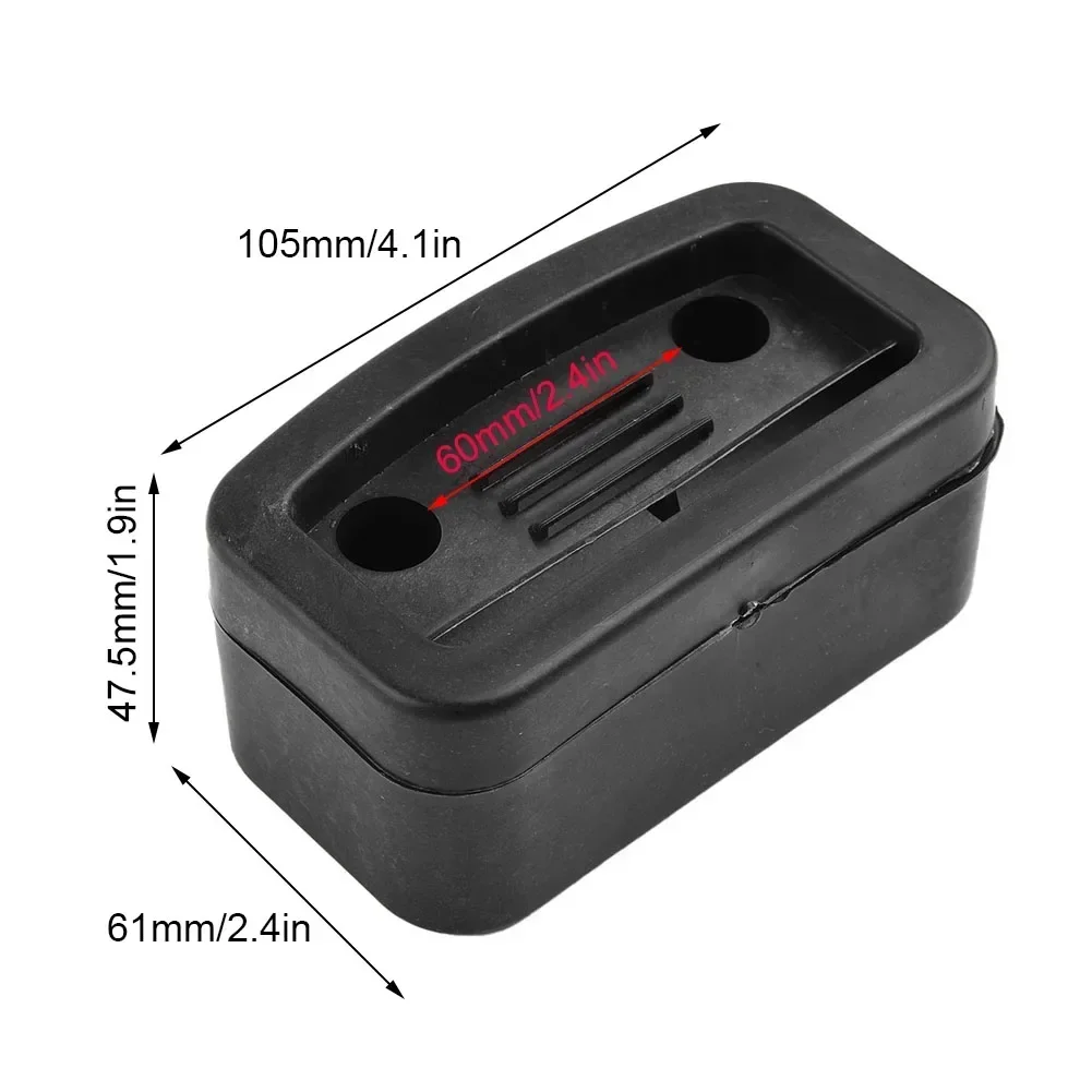 O compressor de ar quadrado 65mm parte as peças pneumáticas do silenciador do ruído do filtro de entrada do compressor de ar do metal