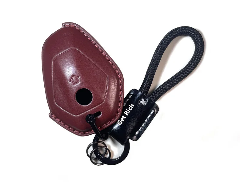 Leder-Schlüsseletui für BMW R1300RT R1300RT 1300RT 1300GS 1300GS R1300GS ADV Adventure Motorrad Fob Cover Shell Zubehör – Detail 6