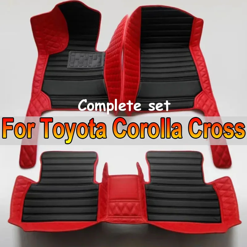 

Car Floor Mats For Toyota Corolla Cross 2022 2023 Custom Auto Foot Pads Automobile Carpet Cover Interior Accessories