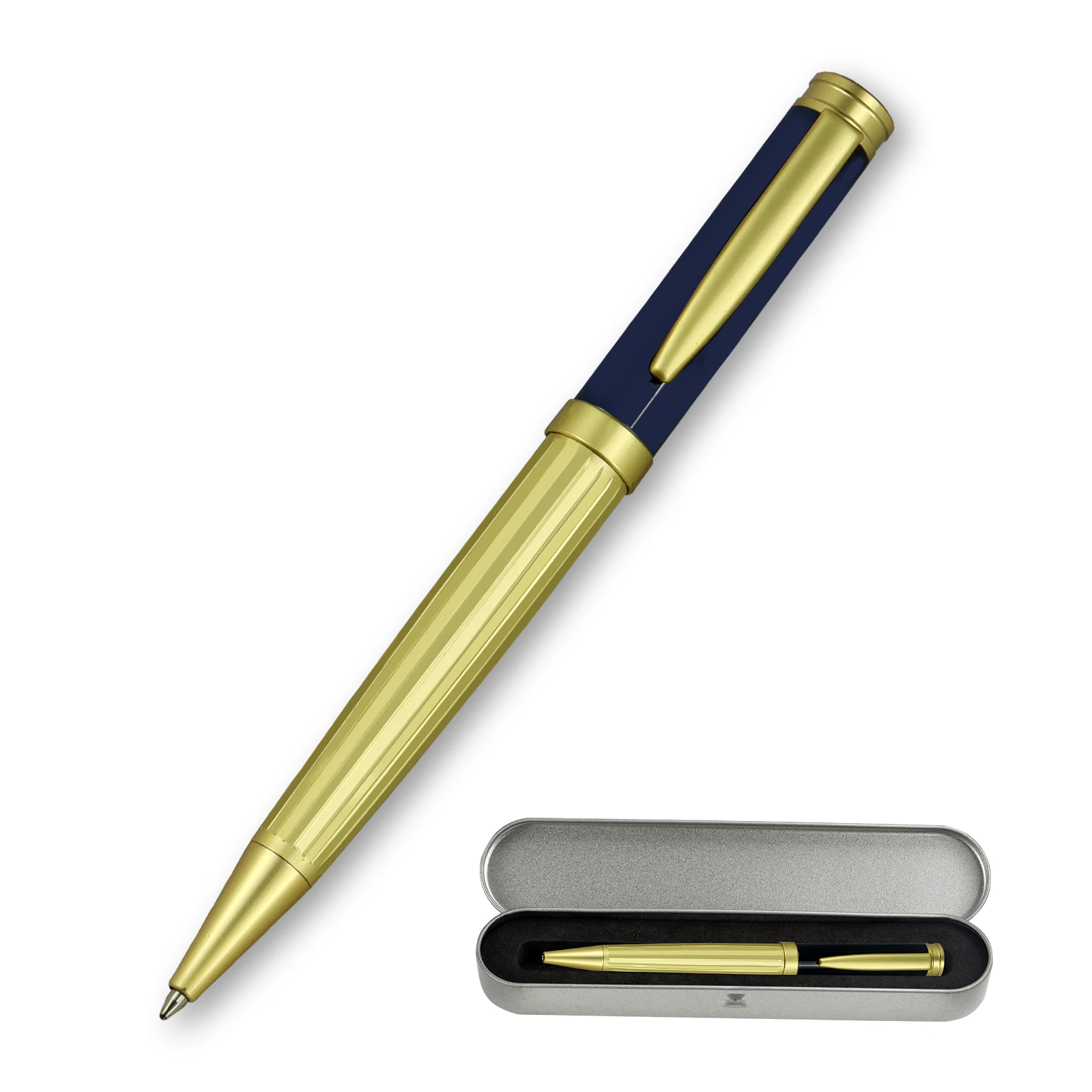 

Роскошная шариковая ручка, выдвижная шариковая ручка для письма, лучший выбор подарка для мужчин и женщин, черная чернильная ручка Mediun Point, золотой корпус