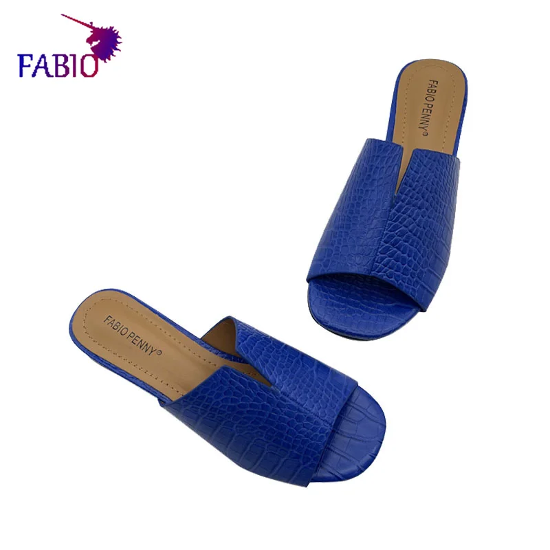 African Mom 2025 Popular Fashion exquisite carp print women mid-heel slippers Casual holiday women slippers Summer women Shoes image 5