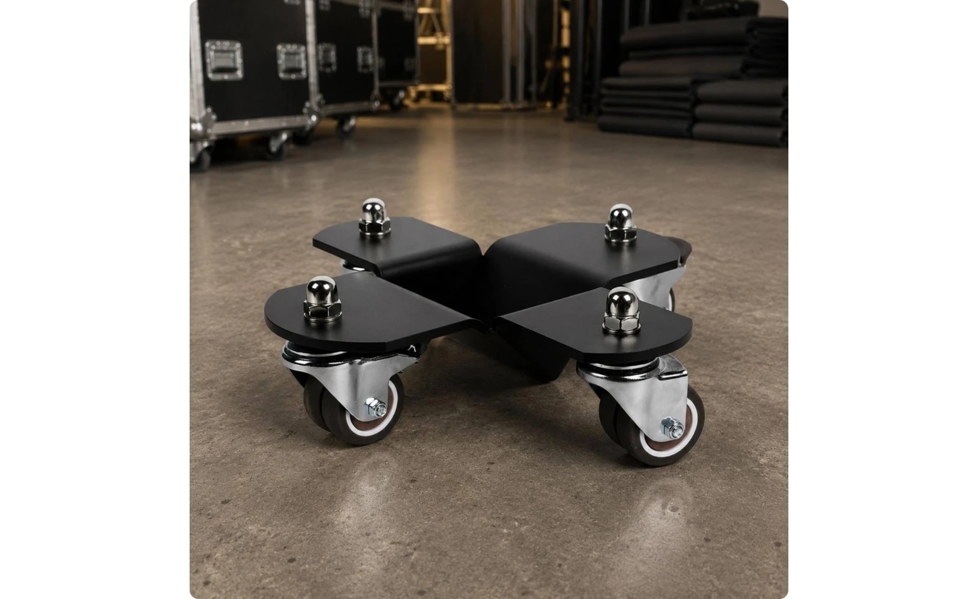 360 Degree Swivel Caster Wheels Piano Truck Dolly Base a Croce Heavy Duty Mover Cart for Easy Instrument Handling