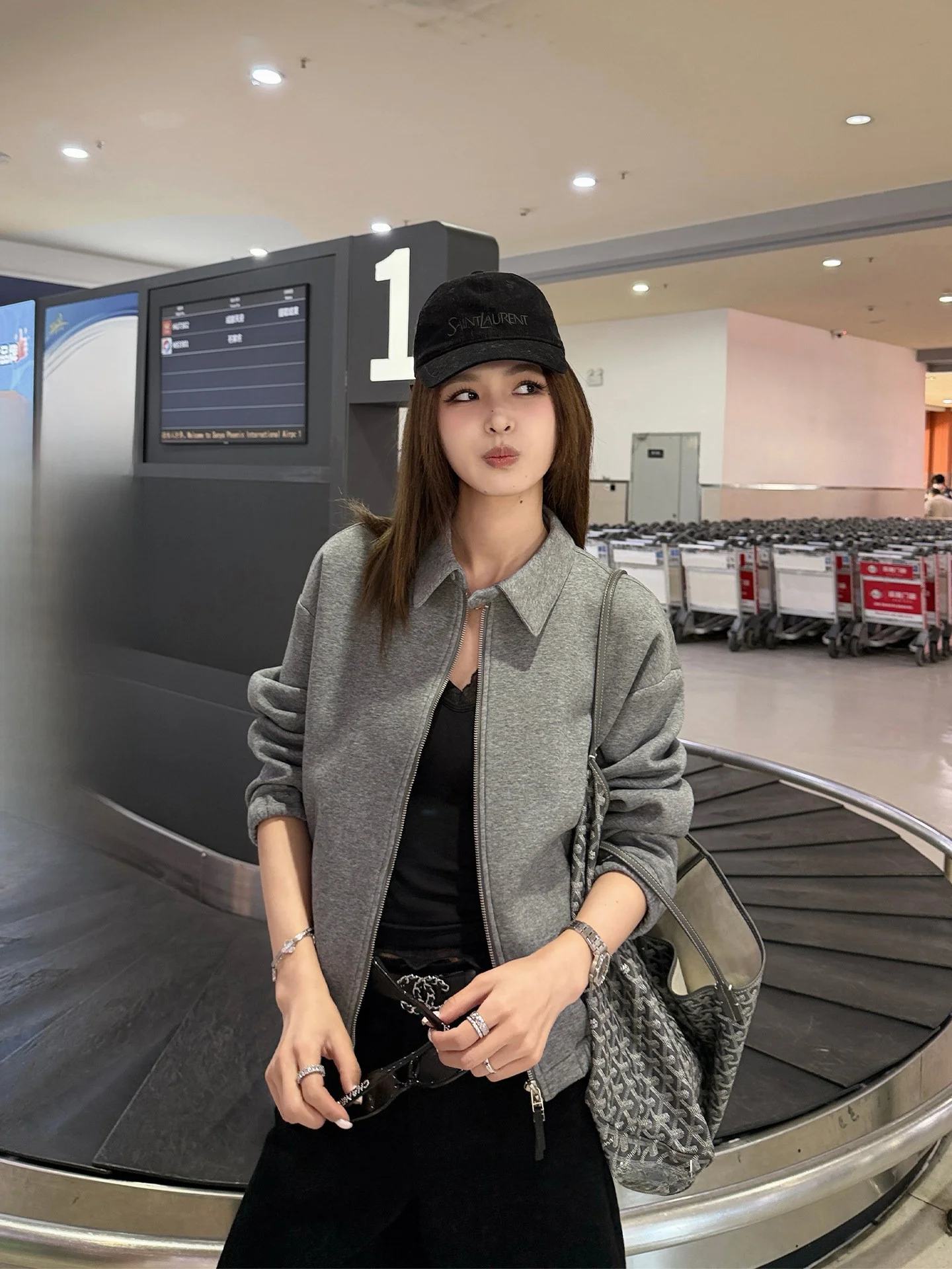 

Женская ветровка Xzichic с кожаным воротником, из смесовой ткани (хлопок/полиэстер), короткое пальто на молнии, рабочая одежда