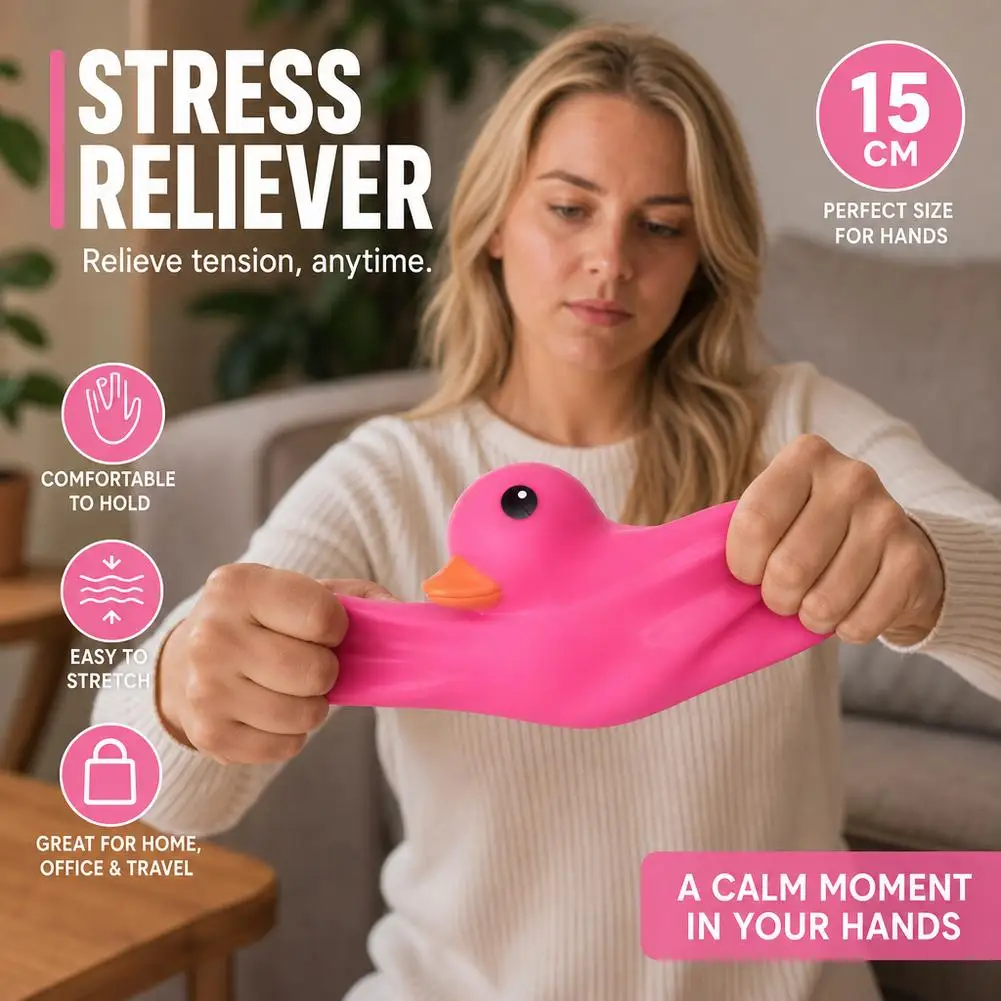15CM Duck Pinching Music Squeezing Release Pinching Toy Soft And High-quality Squeezing And Decompression Toys For Kid And Adult