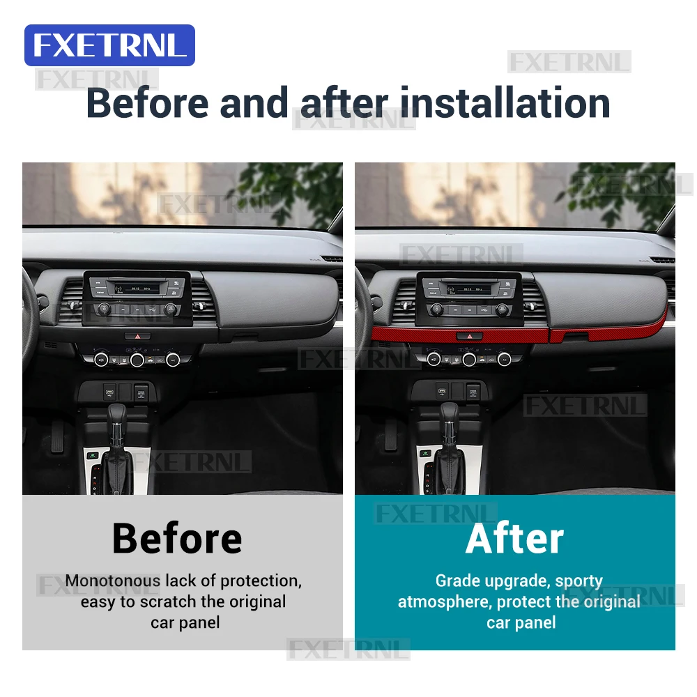 لهوندا صالح 2021 2022 2023 2024 2025 ريال لينة ألياف الكربون LHD RHD سيارة وحدة التحكم المركزية قطاع ديكور الداخلية اكسسوارات الكسوة