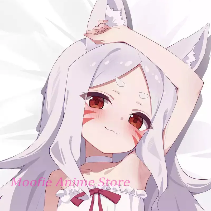 Anime Body Pillowcase Shiro Helpful Fox Dakimakura Life-Size Double-Sided Print 2WAY Pillow Cover