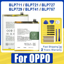XDOU BLP711 BLP741 BLP757 BLP721 BLP729 BLP727 Battery For Oppo Realme için A1K A11 A11X A9C2 X2 XT Realme 5 6 pro/5i/5S + Tool