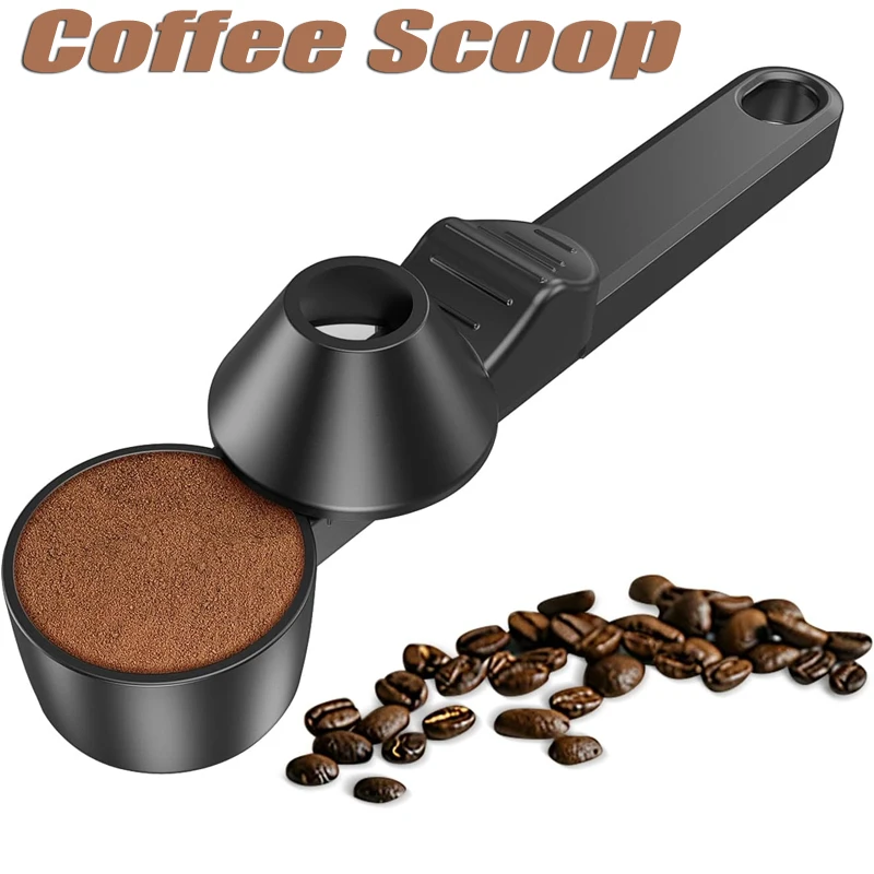 

1 Pcs Coffee Scoop With Funnel For Reusable K-cup Coffee Pot 2 Tablespoon Capacity Coffee Measuring Spoon Kitchen Accessories
