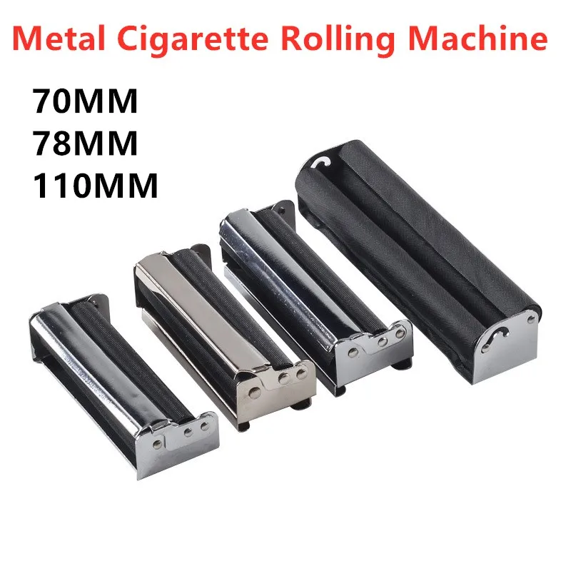 2022 NEW Metal Cigarette Rolling Machine Tobacco Cigarette Roller For Rolling Paper Wrapping Machine Tools 70MM/78MM/110MM