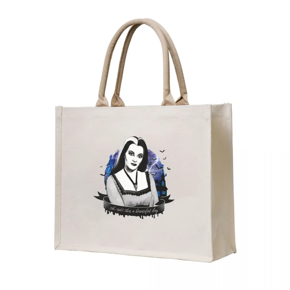

Goth Queens - Lily Munster Tote Bag shopper bag women bags luxury women canvas bags