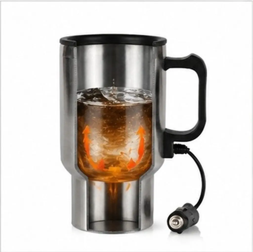 Heater Portable Vehicle Insulated Heating Travel Halloween Christmas New Year Car Electric Cup Car Coffee Mug Vacuum