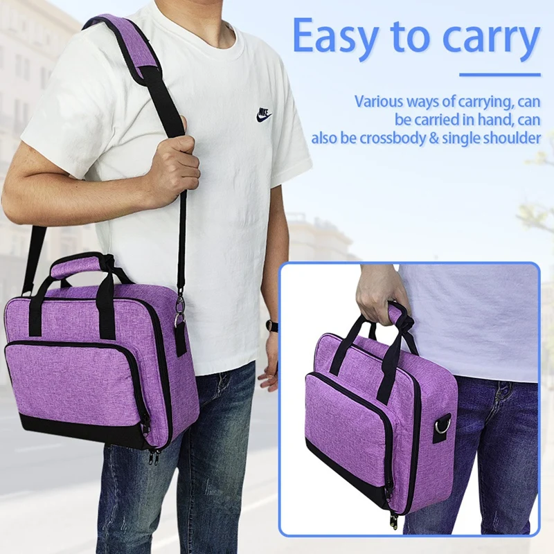 【NEW】프로젝터 운반 케이스 대부분의 주요 프로젝터와 호환되는 프로젝터 가방 휴대용 보관 여행용 케이스