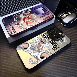 O-Ones Pieces Nika L-Luffys Phone Cases for Apple iPhone 16 15 14 Plus Case 11 12 13 Pro Max XR XS X 7 8 Shockproof Bumper Cover