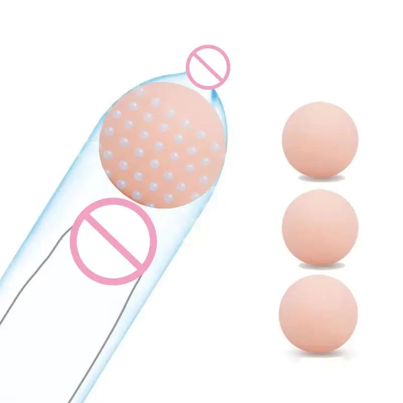 1/5/10Pcs Reusable Silicone Beads Male Penis Sleeve Extender Ball  Head Attachment Adult Sex Product Accessories view 2