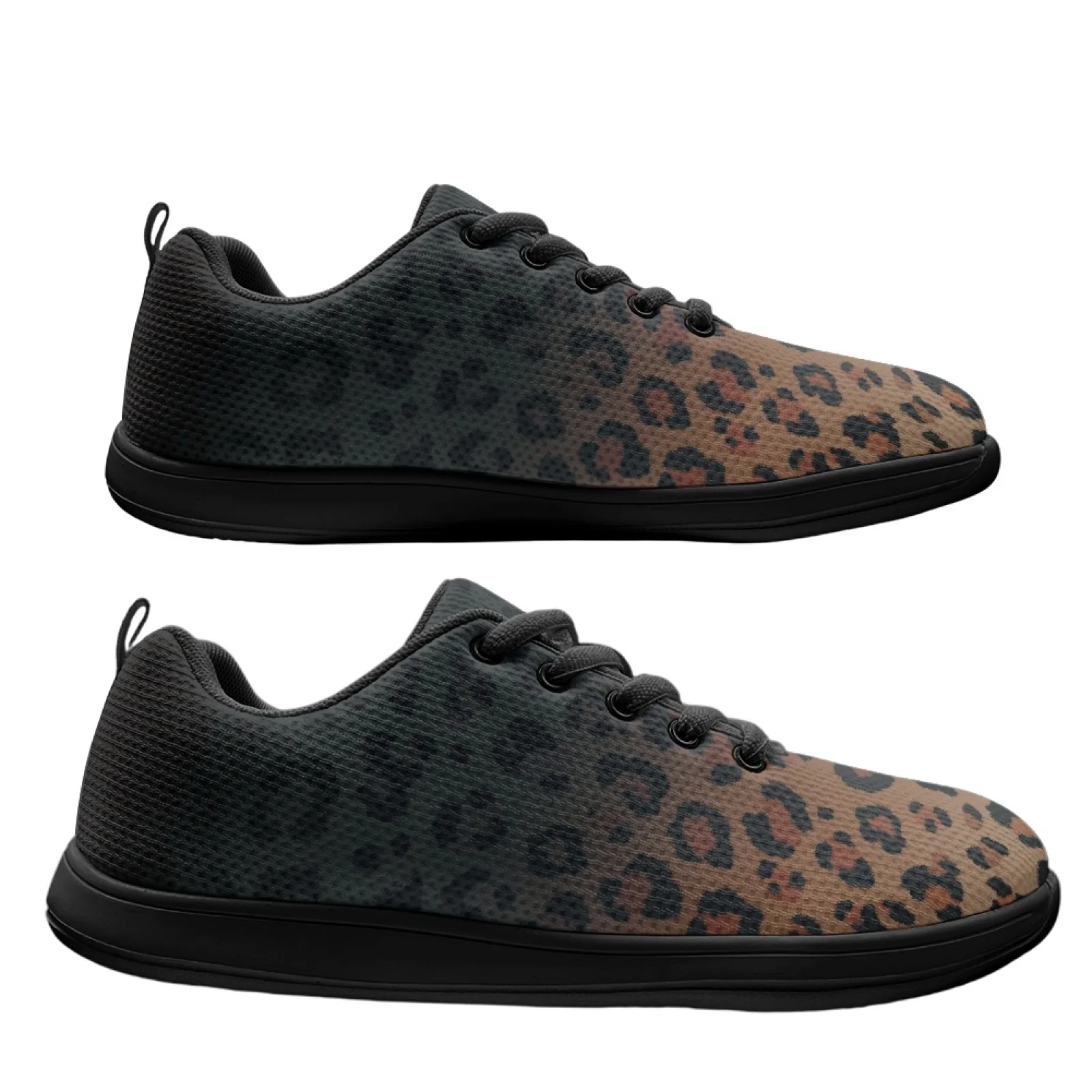 PENSTROLL Leopard Print Running Climbing Shoes Walking Sneakers for Men Comfortable Barefoot Shoes