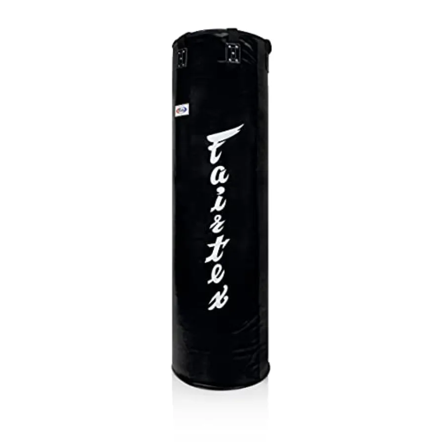 Muay Thai boxing pole bag for kickboxing and MMA training durable nylon fabric black color extra-large 23.23 W x 82.68 H size w