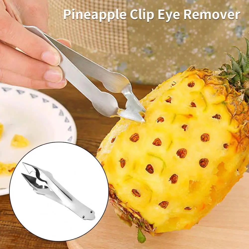 Steel Pineapple Eye Peeler Fruit and vegetable Eye Peeler Remover Clip Fruit Tools Pineapple Knife Eye Remover Clip