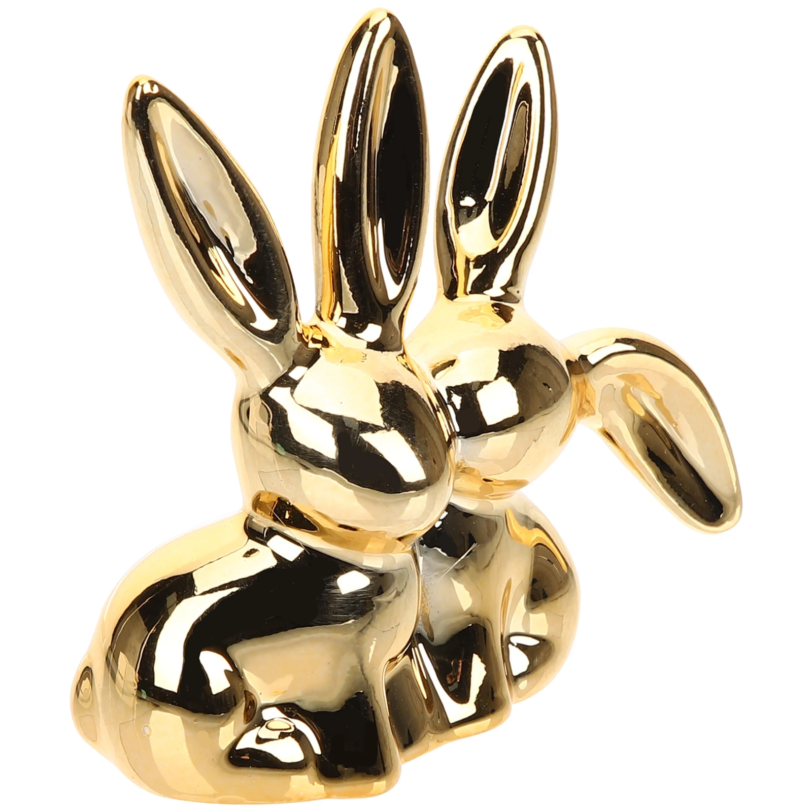 

Rabbit Ring Holder Shaped Jewelry Display Rack Statue Organizer Stand Ceramics Rings