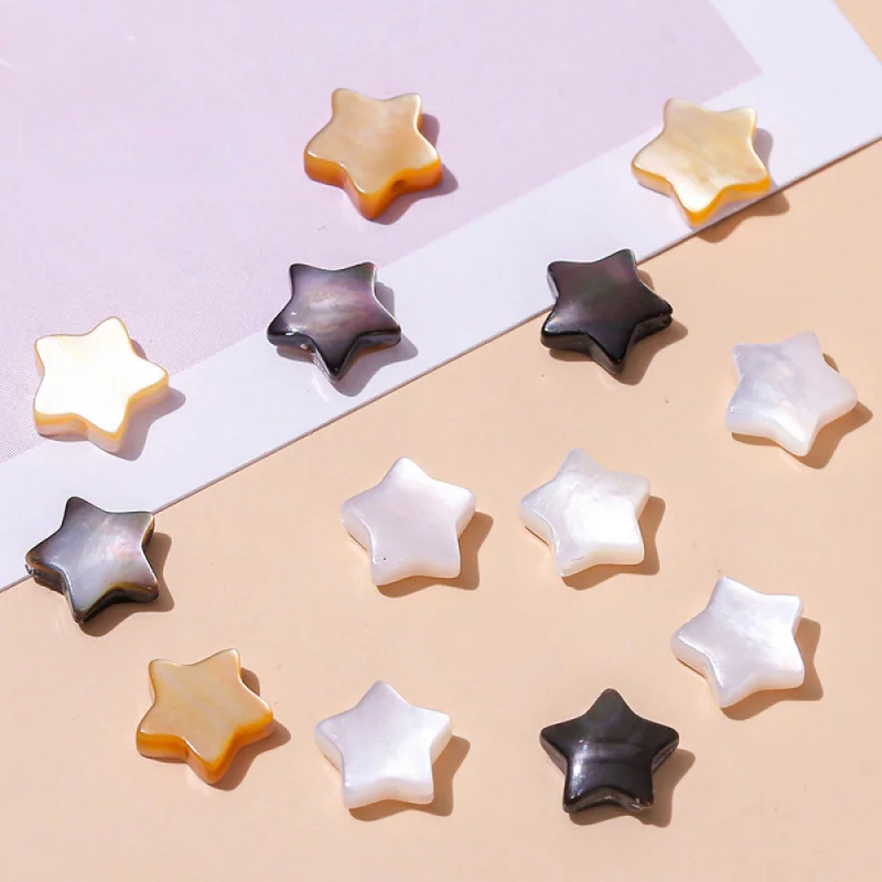 

Natural Shell Pentagram Black And White Butterfly Shell Diy Accessories Are Used For All Jewelry Making